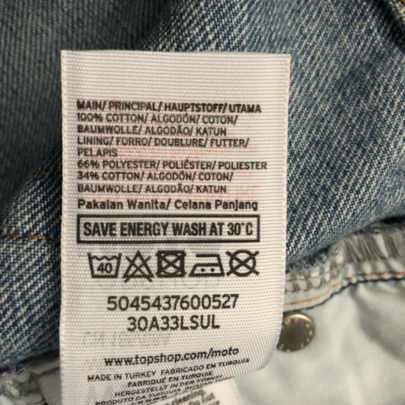 TOPSHOP Sequin “High Waisted/Mom/Tall” Jeans! 26 - Picture 6 of 7